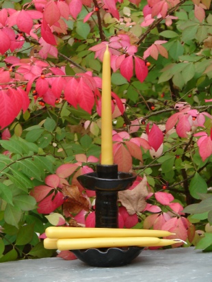  Colonial Dipped Beeswax Taper Candle Making  Demonstration