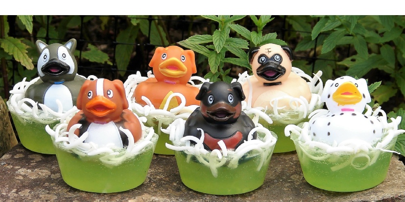 doggie rubber duckie soaps