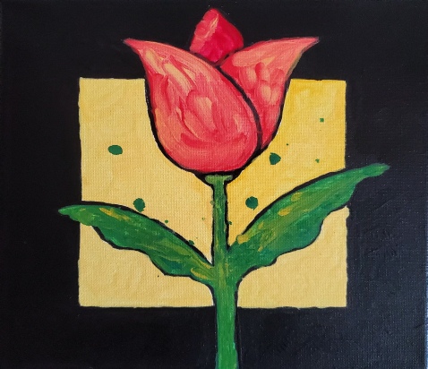 painting on canvas Kulina Folk Art