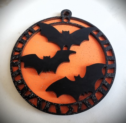 Flying Bats  Layered Ornament Workshop